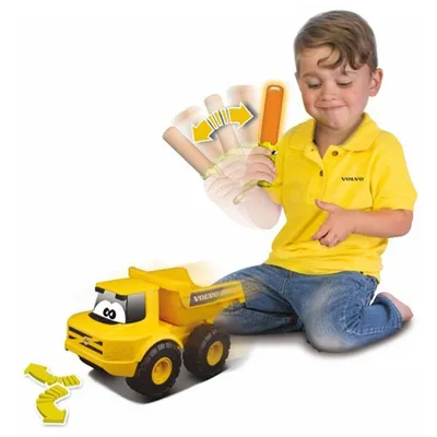 Zdjęcie produktu dla BB Junior My First RC Volvo Truck, Wywrotka, 2 lat(a), AA, Czarny, Żółty