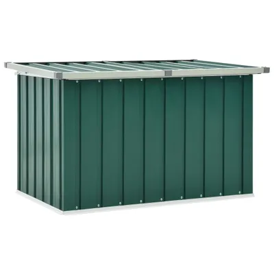 Zdjęcie produktu dla Skrzynia ogrodowa do przechowywania, zielona, 109x67x65 cm