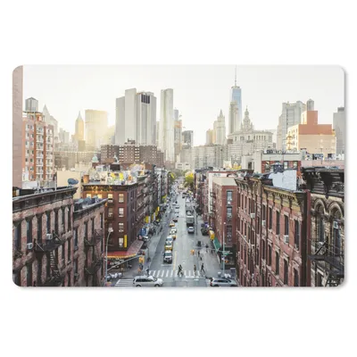 Produktbild von MuchoWow® Schreibtischunterlage Die Straßen von New York 60x40 cm - XXL Mauspad - Großes Mauspad