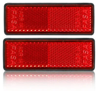 Imagen del producto de 2 reflectores rectangulares para remolque, marca Rode, de 97,7 x 32 x 9 mm