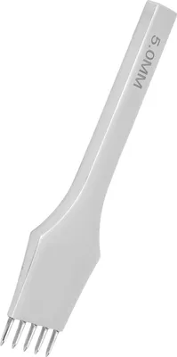 Image de Outil de bricolage 5mm5 ciseau à poinçonner en acier pour le cuir