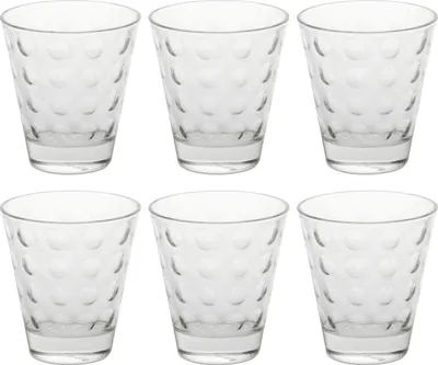Produktbild von LEONARDO 012683 Optic Glas / Whiskybecher, 250 ml, Ø 8,5 x 9 cm, klar (6 Stück)