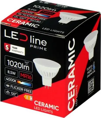 A product box for LED lights.