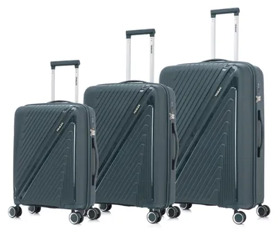 Immagine prodotto di Set da viaggio composto da 3 valigie, con lucchetto TSA e ruote