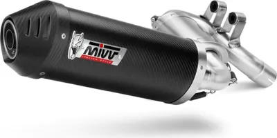 Immagine prodotto di Marmitta Slip-on MIVV Oval omologata in carbonio per BMW f 900 xr 2025