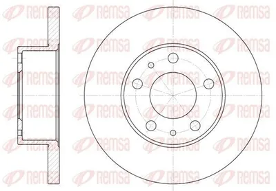 Produktbild von 2x REMSA Bremsscheibe 6473.00 vorne für FIAT Ducato Kastenwagen (250_ 290_)
