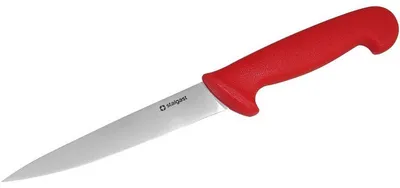 Produktbild von Stalgast Filetiermesser, HACCP, Griff rot, Edelstahlklinge 16 cm