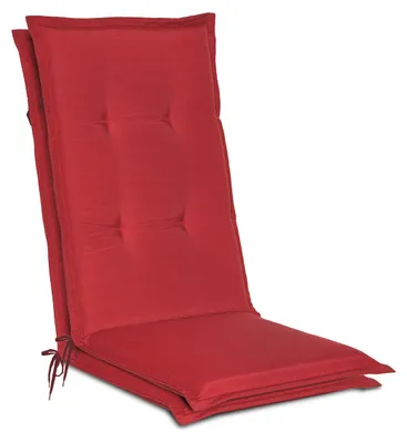 Produktbild von Beautissu 2er Set Gartenstuhlauflage Loft HL Rot, 120x50x6cm