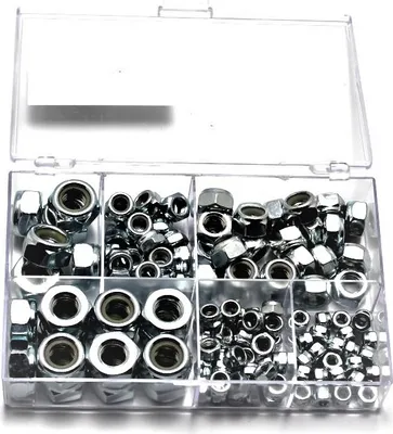 Produktbild von Veto 060135 Sicherungsmuttern-Sortiment M4 M5 M6 M8 M10 130-tlg