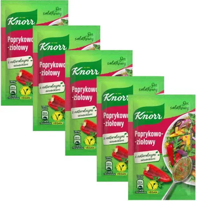 Zdjęcie produktu dla Knorr Sos sałatkowy Paprykowo-ziołowy 9 g
