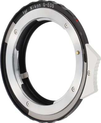 Produktbild von Objektivadapter für Nikon G Objektive an Canon EOS Kameras mit Blendenring