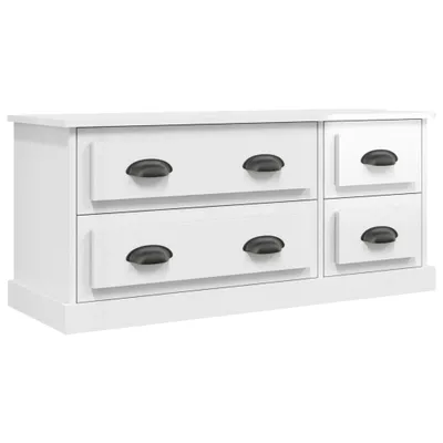 Produktbild von vidaXL TV-Schrank Hochglanz-Weiß 100x35,5x45 cm Holzwerkstoff