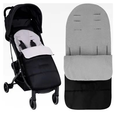 Produktbild von Winter-Fußsack für Babys, Universal-Kinderwagen-Schlafsack, warmer Fleece-Sack, wasserdicht und winddicht, abnehmbar, geeignet für Babys