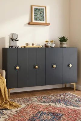 Produktbild von Skye Decor, Hochwertiger Konsolentisch Anthrazit, 120 cm, 100% Melamin