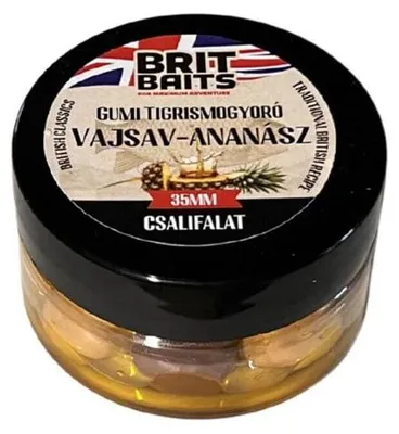 Produktbild von Britbaits Gummigummi Tigrismogyoró Vajsav-Ananas 35ml