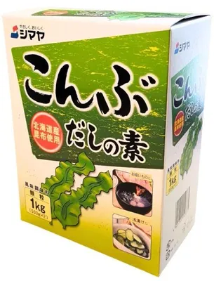 Produktbild von Shimaya | Dashi No Moto - 1kg - Glutenhaltig - 1l Inhalt - Japanische Brühe - Kombu Geschmack