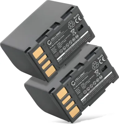 Produktbild von subtel 2x Akku für Kamera Kompatibel mit JVC GY-HM100, GR-D870, GZ-HD7, BN-VF808 - (2250mAh, 7.4V)