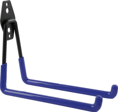 Obrázok produktu pre Rovný nástenný háčik 19 cm náradie garážové vybavenie 25 kg rebrík modrý