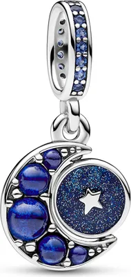 Produktbild von Pandora 792979C01 - Charme baumeln funkelnden Mond Spinning - Charme