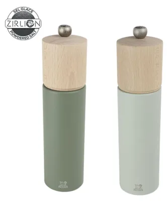 Produktbild von PEUGEOT Gewürzmühlenset BOREAL 21cm Grün Buchenholz Stahl Zirkonia Mahlwerk