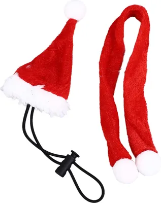 Immagine prodotto di Rettile costume di Natale, regolabile, morbido, traspirante, carino arrampicata animale domestico cappello e sciarpa set per lucertola
