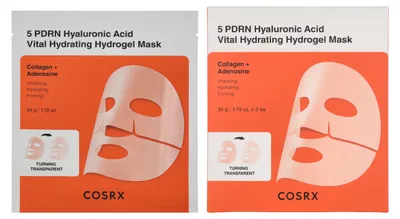 Produktbild von 3 x 34 g Cosrx 5 PDRN Hyaluronic Acid Vital Hydrating Hydrogel Mask