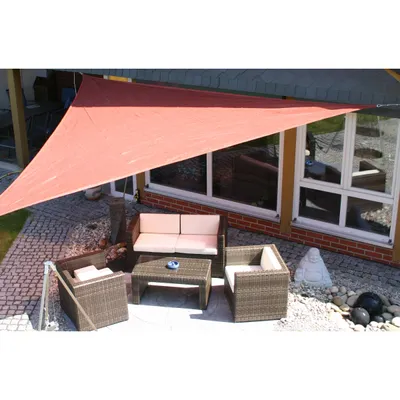 Produktbild von Happy Kidz Sonnensegel HappySun - Dreieck groß Farbe: rost 201300251-rost