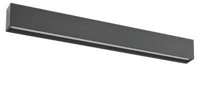 Produktbild von Lucande LED-Wandlampe Lengo, 100cm, anthrazit, up/down 3000K