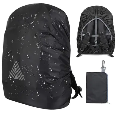 Produktbild von Rucksack Regenschutz L (55-65L) wasserdicht mit Aufbewahrungstasche