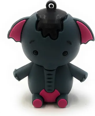 Produktbild von Onwomania Elefant Zoo Tier in Blau Funny USB Stick 16 GB USB 2.0