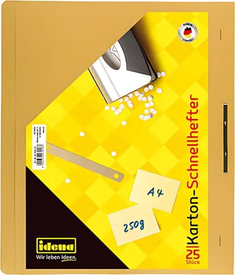 Produktbild von Schnellhefter aus Pappe A4 gelb