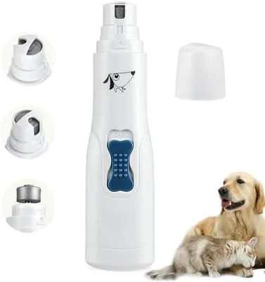 Produktbild von Brifit Krallenschleifer für Hunde & Katze, Elektrische Hunde Krallenschleifer Krallenschere, Super Leise, Hunde Nagelschleifer Elektrischer für Große, Mittelgroße und Kleine Hunde & Katzen