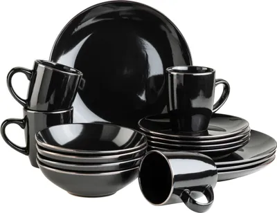 Produktbild von Kombiservice, Steinzeug Kombiservice, Steinzeug METALLIC RIM Mäser