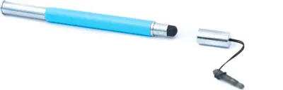 Produktbild von Touchpen Stylus aus Aluminium in Blau für Tablet Smartphone Laptop Surface