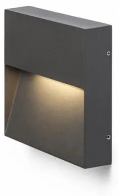 Immagine prodotto di AQILA SQ a parete antracite 230V LED 6W IP54 3000K