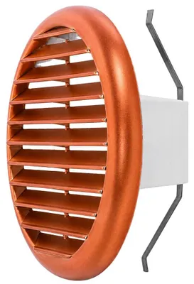 Immagine prodotto di Griglia Aerazione Circolare Ramata 145 mm per Fori 80-125 mm