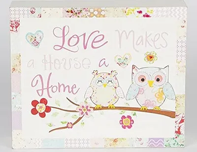 Produktbild von Sass & Belle Süßes Dekoschild Love Makes a House a Home