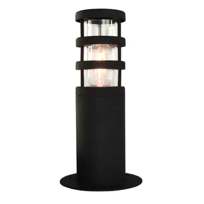 Zdjęcie produktu dla Lampa cokołowa zewnętrzna czarna E27 60W Hornbaek Elstead