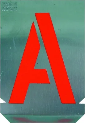 Produktbild von HaWe 719.50 SIGNIERSCHABLONE-SÄTZE BUCHSTABEN 50mm 4011333719503