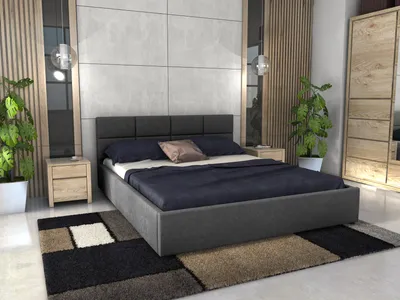 Obrázek produktu pro Postel LIDIA 180x200 grafit