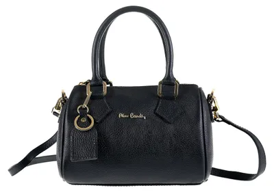 Produktbild von Leren Bauletto-Handtasche von Pierre Cardin, mit verstellbarem Schultergurt, hergestellt in Italien