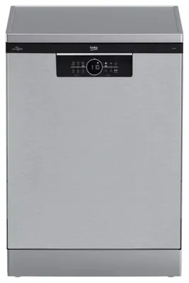 Produktbild von Beko b300 BDFN26440X, Freistehend, Standardgröße (60 cm), Edelstahl, Schwarz, Berührung, LED