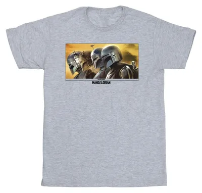 Image de T-shirt Star Wars « The Mandalorian » pour homme BI47430 (M) (gris)