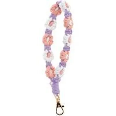 Produktbild von Handgefertigter Macramé-Schlossschmuck in Boho-Stil, katoen, robust, handgemacht