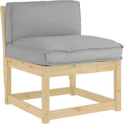 Immagine prodotto di vidaXL Cuscino grigio 80 x 40 x 12 cm Tessuto Oxford
