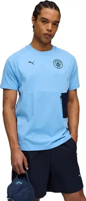 Immagine prodotto di Puma MCFC PUMATECH Pocket Tee - blu, Taglia:M