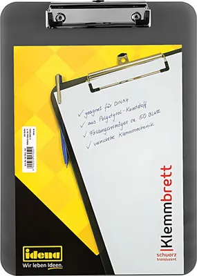 Obrázek produktu pro Idena schránka f.A4, průsvitná černá