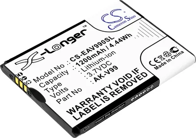 Produktbild von TECHTEK Akku Kompatibel mit [Emporia] Basic V26, Select, V99 Ersetzt AK-V99