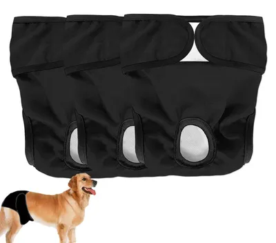 Produktbild von Wiederverwendbare Hundewindeln für Hündinnen - 3 Stück