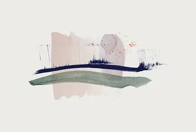 Produktbild von Tadessi Fototapete | Modern | 4.00 m x 2.70 m | Grün | Blau | Wandbild | Digitaldruck